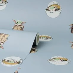 Disney Star Wars Baby Grogu Wallpaper Kids, Paper, Made in the UK -All Kids And Nursery Sales 2024 30757422 alt02