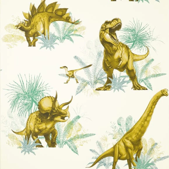 Natural History Museum All About Dinosaurs White Wallpaper Paper, Made in the UK, Animals 2 Natural History Museum All About Dinosaurs White Wallpaper Paper, Made in the UK, Animals - Image 2