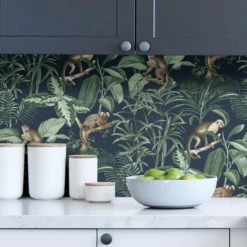 NuWallpaper Nu Wall Self Adhesive Jungle Luxe Navy Wallpaper Paper, Made in the UK, Kids 13 NuWallpaper Nu Wall Self Adhesive Jungle Luxe Navy Wallpaper Paper, Made in the UK, Kids -All Kids And Nursery Sales 2024 30757442 alt06