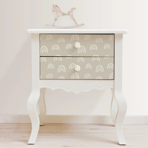 NuWallpaper Nu Wall Self Adhesive Neutral Rainbow Wallpaper Made in the UK, Kids, Paper 3 NuWallpaper Nu Wall Self Adhesive Neutral Rainbow Wallpaper Made in the UK, Kids, Paper - Image 3