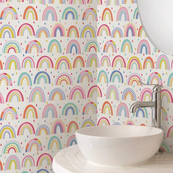 NuWallpaper Nu Wall Self Adhesive Over the Rainbow Wallpaper Kids, Paper, Made in the UK 7 NuWallpaper Nu Wall Self Adhesive Over the Rainbow Wallpaper Kids, Paper, Made in the UK - Image 7