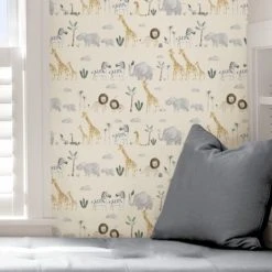 NuWallpaper Nu Wall Self Adhesive Safari Wallpaper Paper, Made in the UK, Kids 11 NuWallpaper Nu Wall Self Adhesive Safari Wallpaper Paper, Made in the UK, Kids -All Kids And Nursery Sales 2024 30757446 alt04
