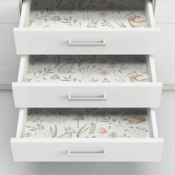 NuWallpaper Nu Wall Self Adhesive Woodland Animals Wallpaper Kids, Made in the UK, Paper 4 NuWallpaper Nu Wall Self Adhesive Woodland Animals Wallpaper Kids, Made in the UK, Paper - Image 4