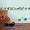 Dunelm Roar Wallpaper Border Paper, Kids, Animals