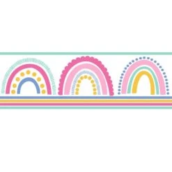 Dunelm Rainbow Wallpaper Border Made in the UK, Paper, Kids 5 Dunelm Rainbow Wallpaper Border Made in the UK, Paper, Kids -All Kids And Nursery Sales 2024 30757451 alt02